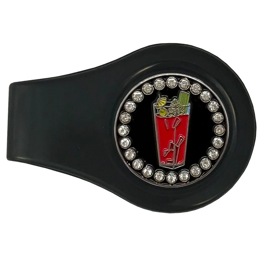 Bloody Mary Golf Ball Marker With Colored Clip