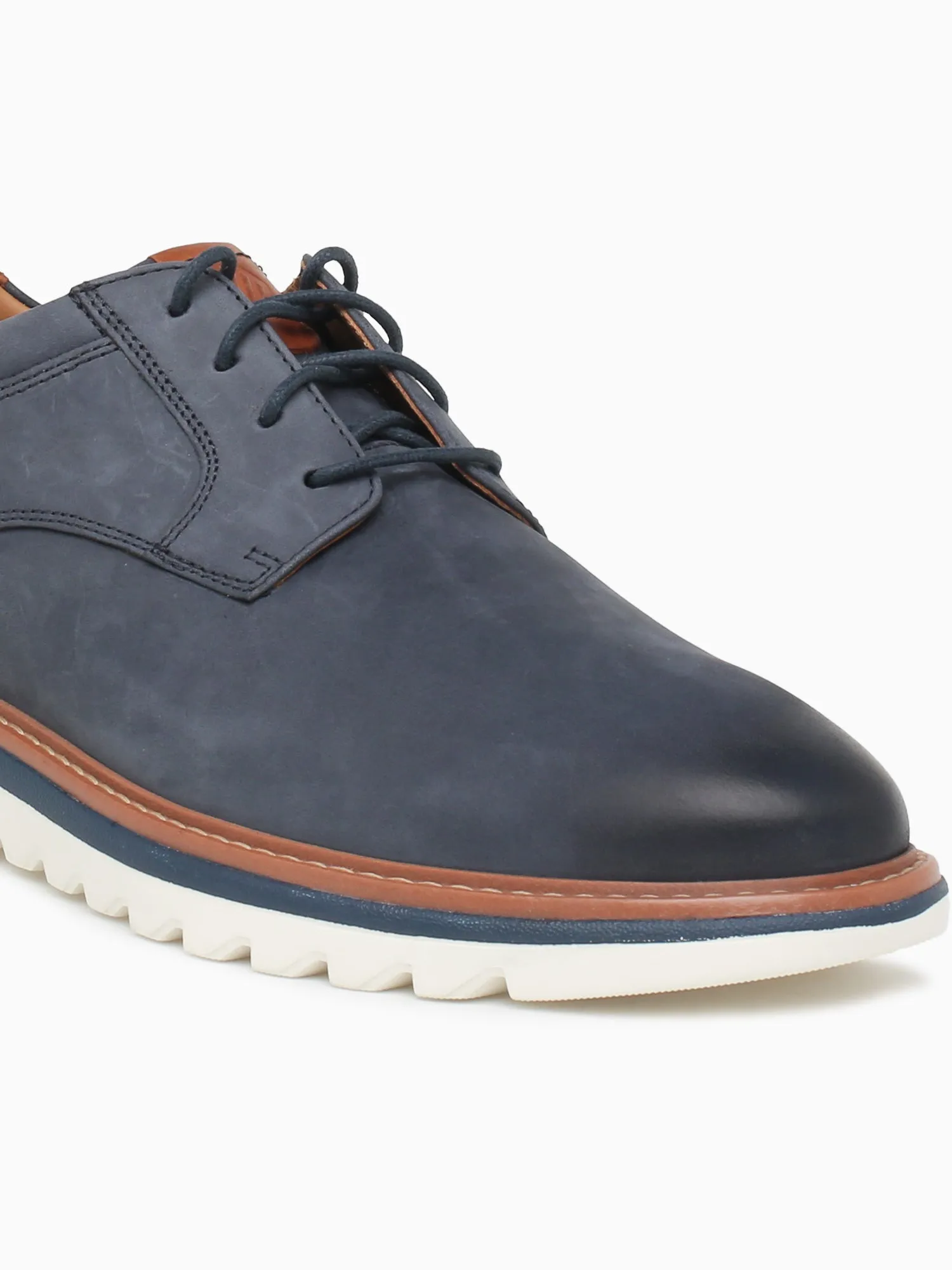 Brydon Plain Toe Navy Nobuck