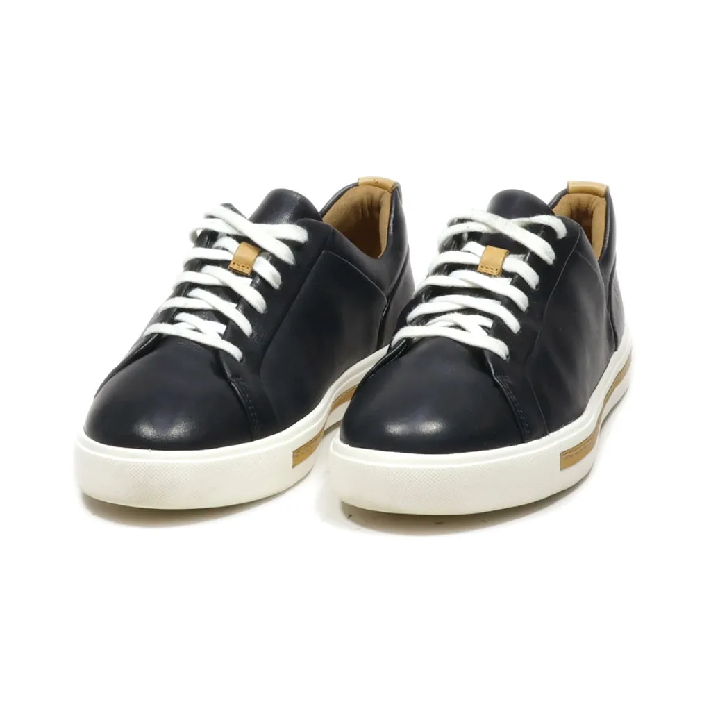 Clarks Mzt Blithe Low-Top Sneakers Leather Black Colour For Women