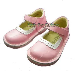 CLEARANCE Coco Jumbo Mary Janes in Pink & White
