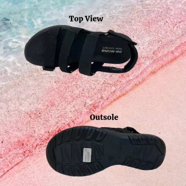DR.KONG WOMEN TOTAL CONTACT SANDALS DK-S3001827-BLK(RP : $149)