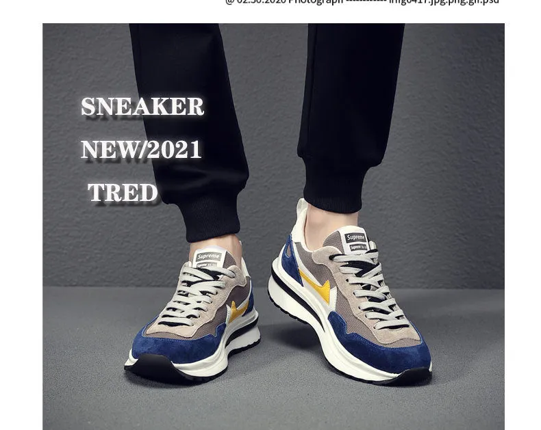 Forrest shoes men's  new summer tide wild casual student fashion sports Korean version of the net red breathable running