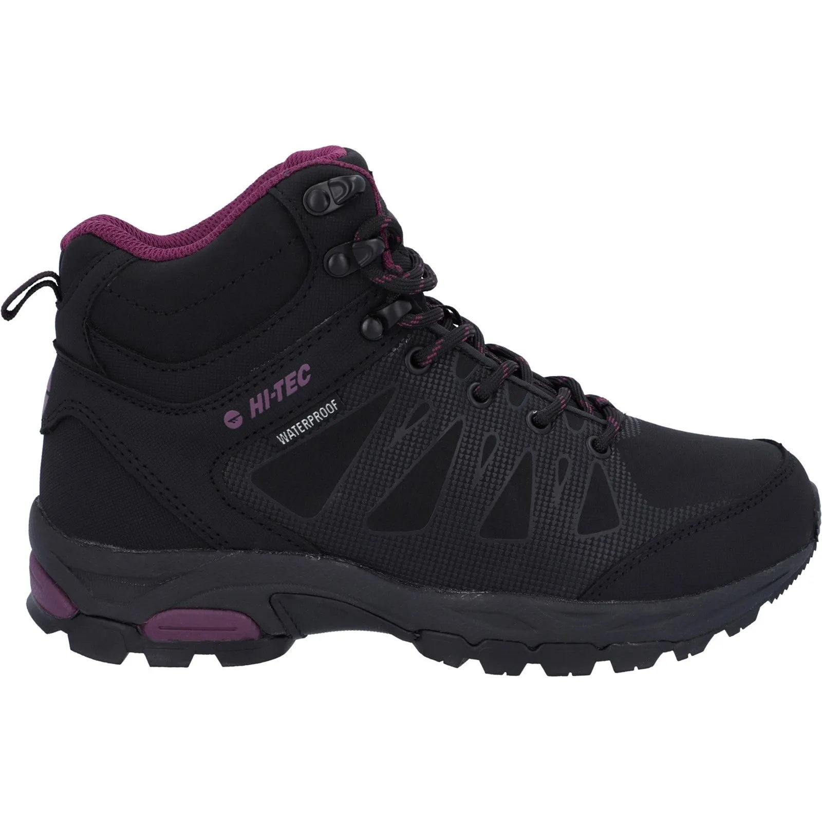 Hi-Tec Womens Raven Hiking Boots - Black