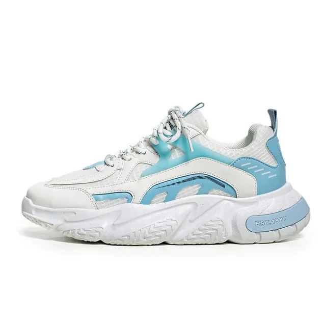 Hip-Hop Mixed Color Air Mesh Sneakers