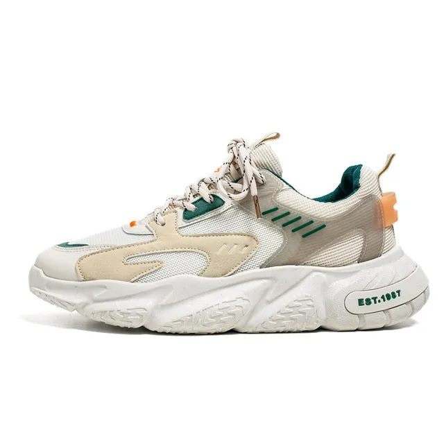 Hip-Hop Mixed Color Air Mesh Sneakers