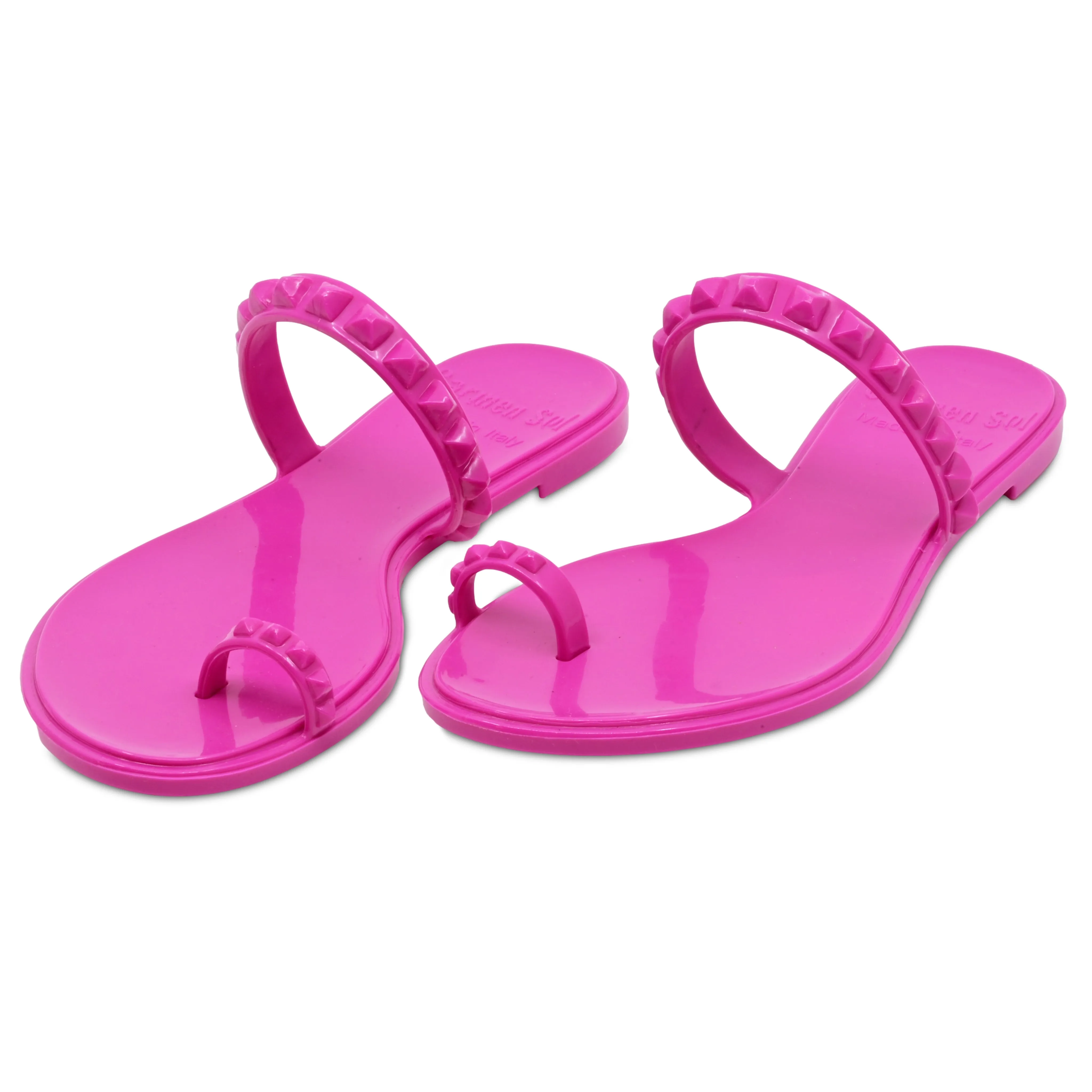 Maria Flat Sandal Fucshia