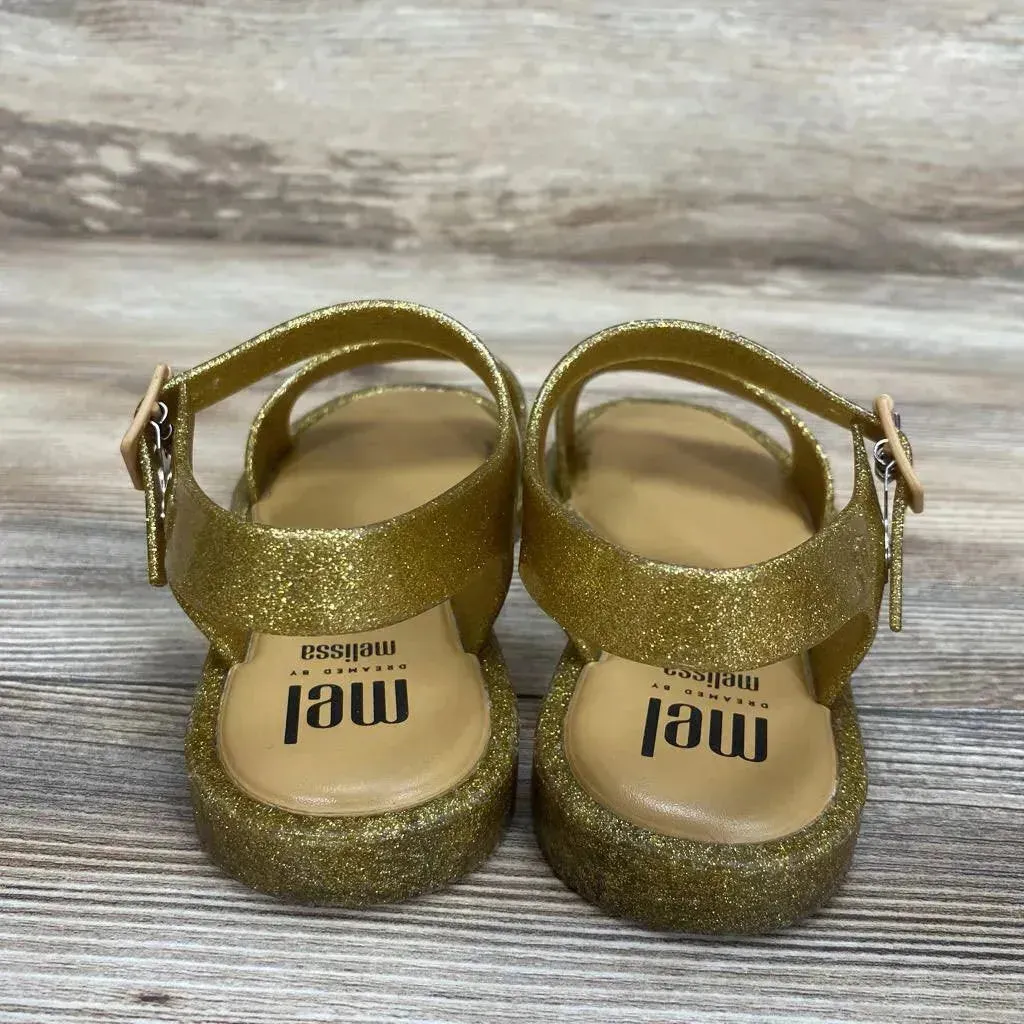 Mel By Melissa Glitter Jelly Sandals sz 2Y