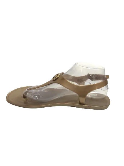 Michael Kors Bronze Jelly 'Sondra' Thong Sandals | Pre Loved |