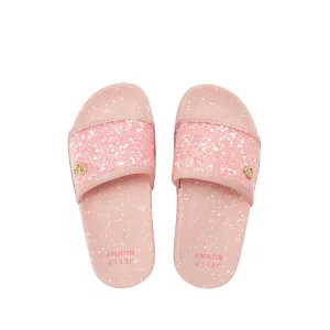 Mini Slide Anna Flat Sandals For Girls Pink