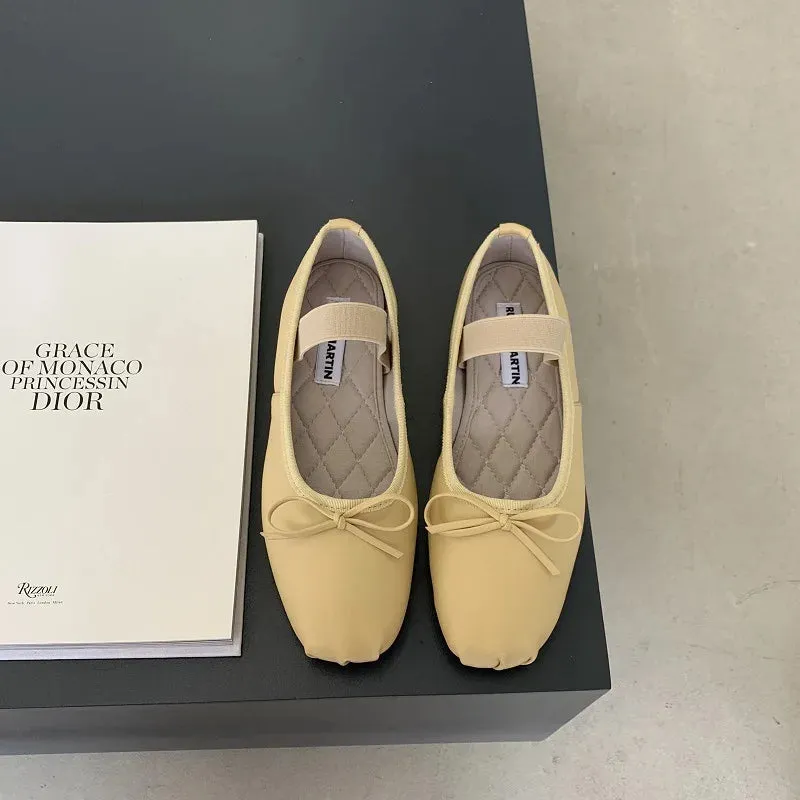 MQTIME  -  Spring Autumn Shallow Mouth Flats Women Fashion Casual Mary Janes Shoes Ladies Korean Pink Loafers Shoes for Women
