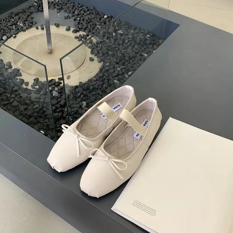 MQTIME  -  Spring Autumn Shallow Mouth Flats Women Fashion Casual Mary Janes Shoes Ladies Korean Pink Loafers Shoes for Women