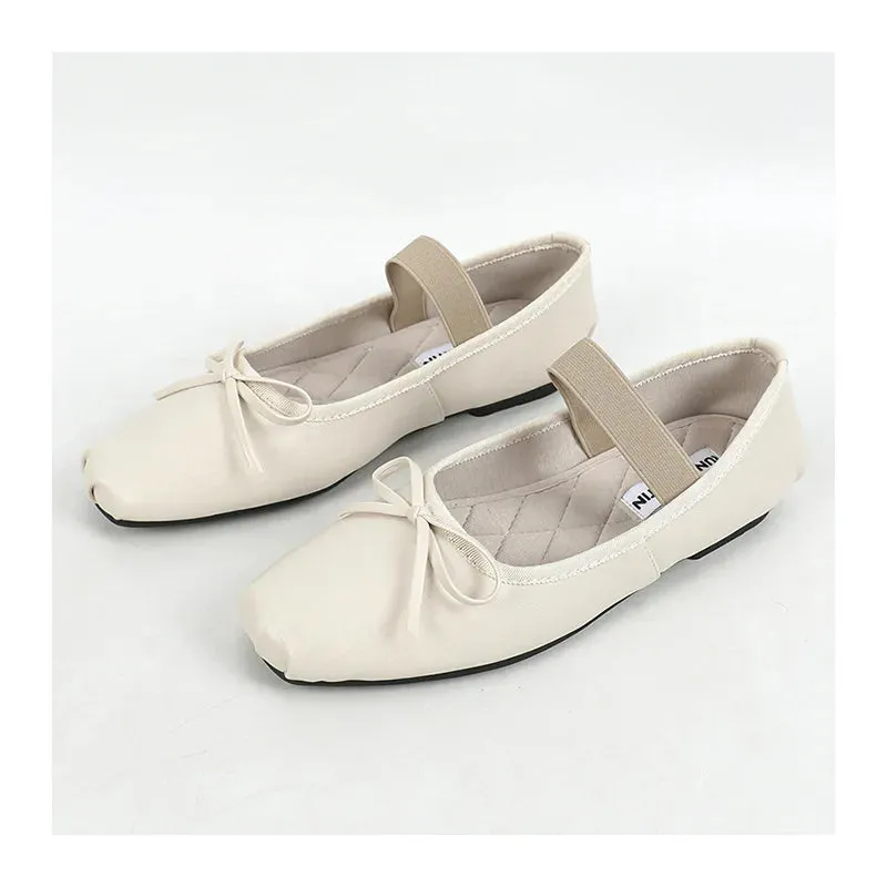 MQTIME  -  Spring Autumn Shallow Mouth Flats Women Fashion Casual Mary Janes Shoes Ladies Korean Pink Loafers Shoes for Women