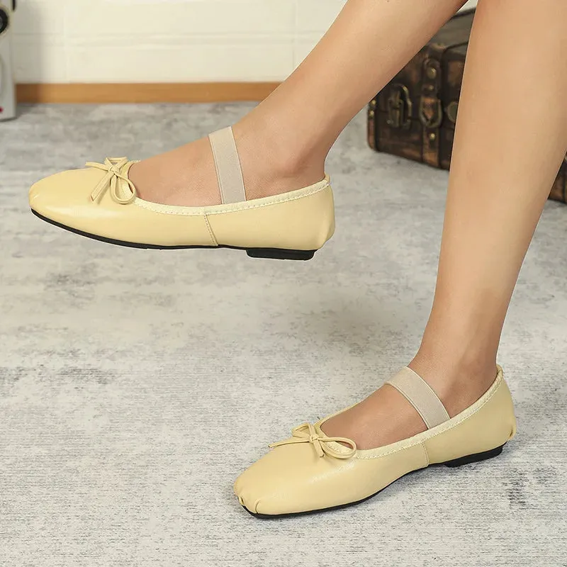 MQTIME  -  Spring Autumn Shallow Mouth Flats Women Fashion Casual Mary Janes Shoes Ladies Korean Pink Loafers Shoes for Women