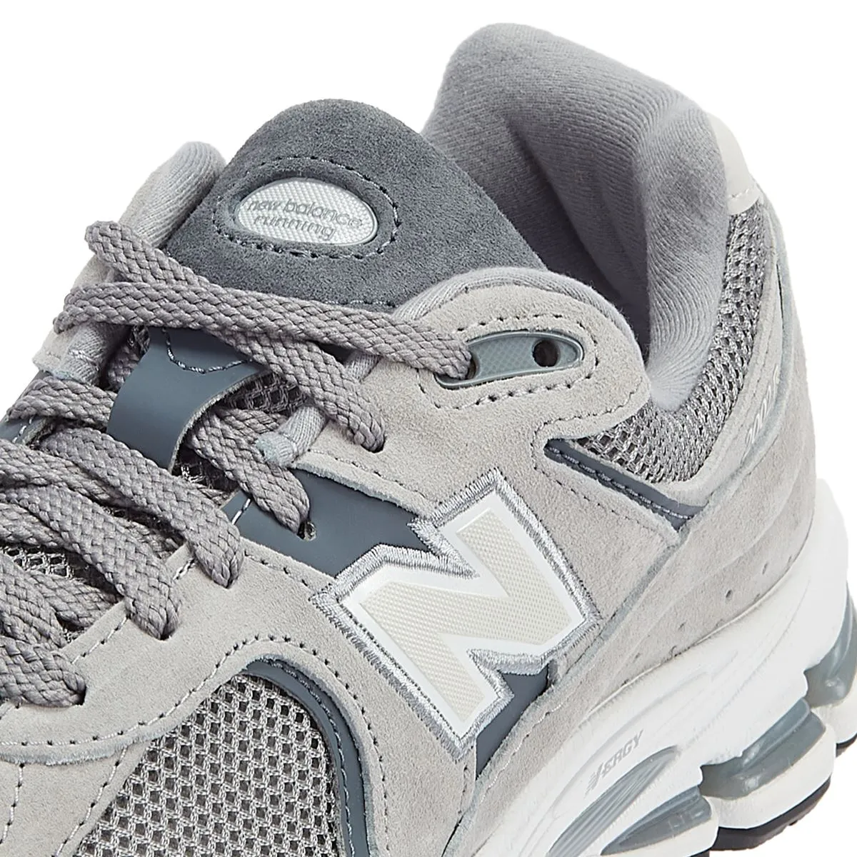 New Balance 2002 Suede Steel  Grey Trainers
