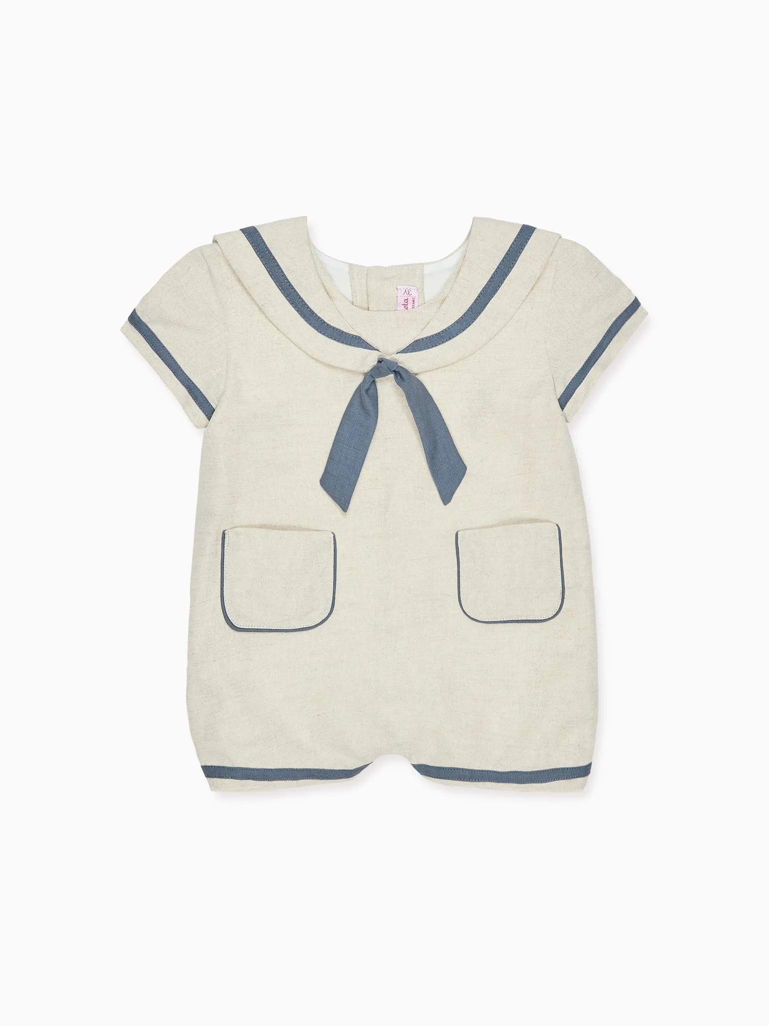 Oatmeal Montego Baby Romper