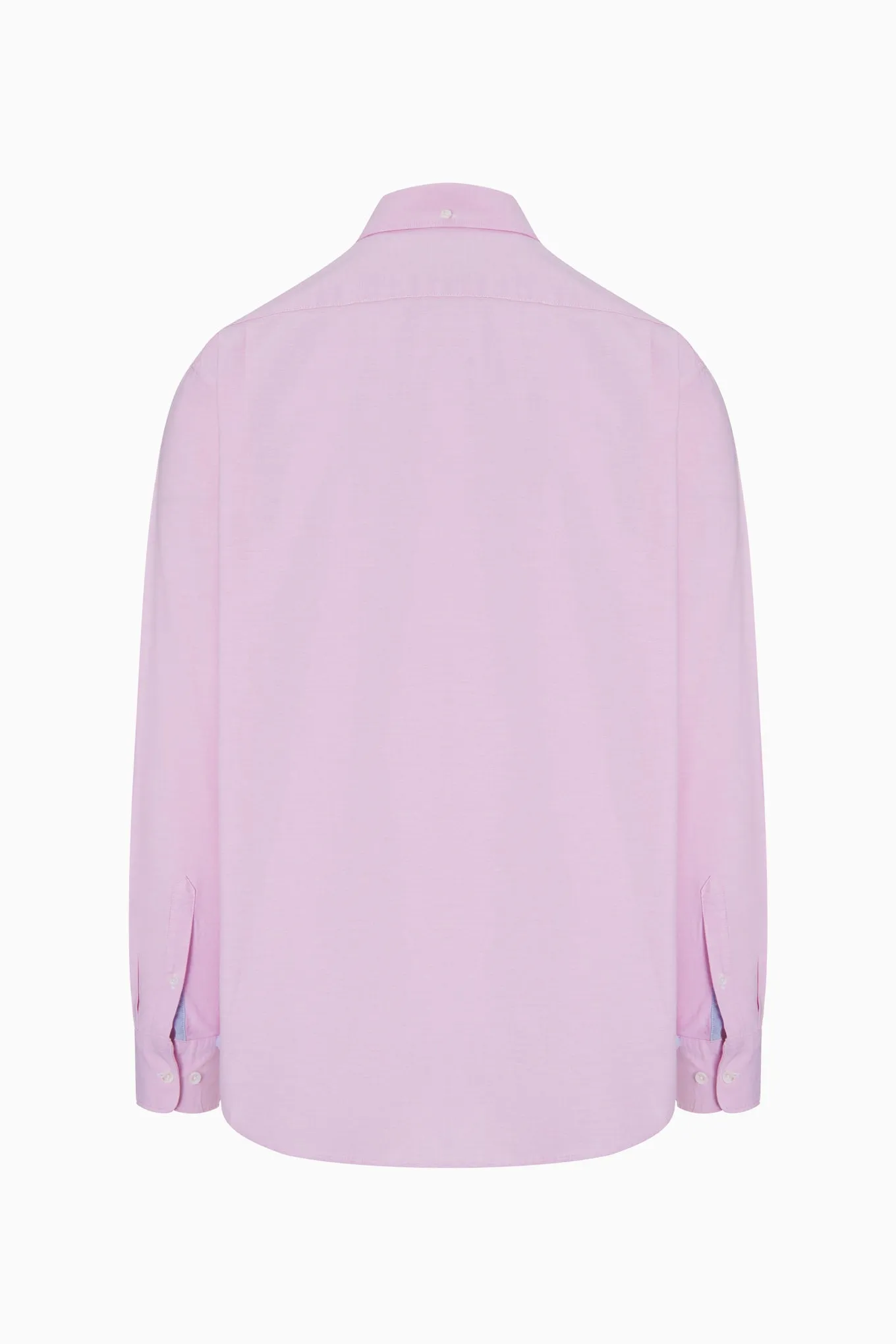 Regular fit 100I cotton plain oxford shirt