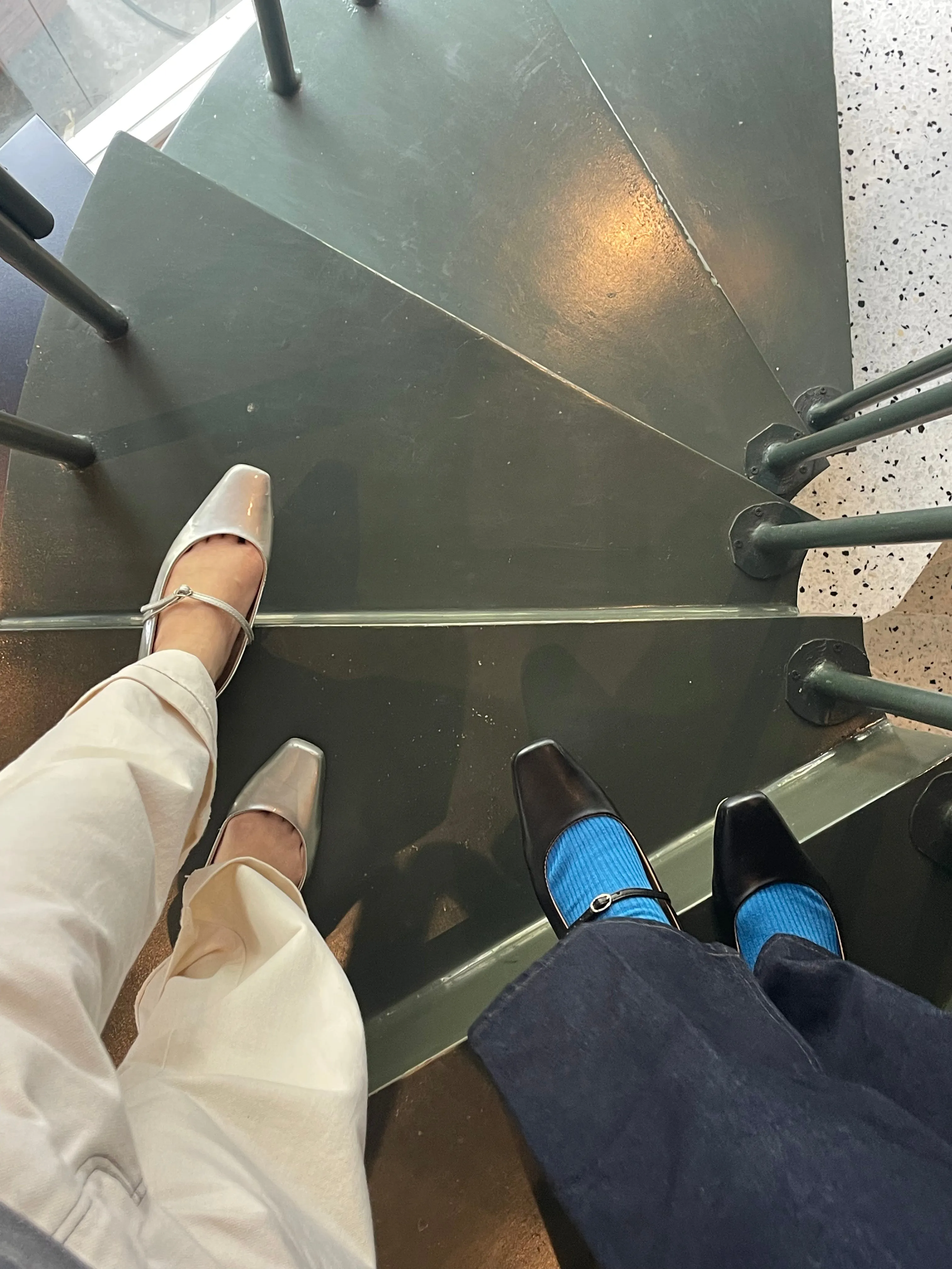Roberta Mary Janes in Silver