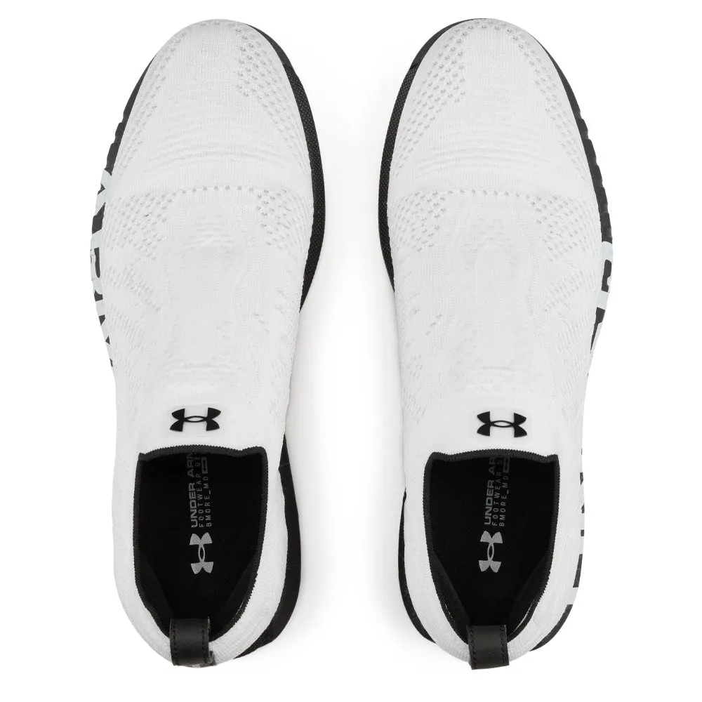 Under Armour HOVR Knit Lace Up Spikeless Shoes - White