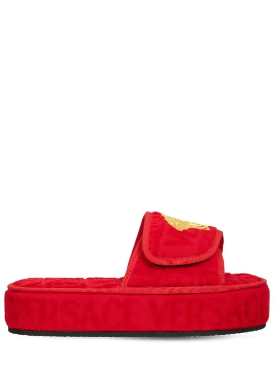 Versace   Medusa cotton slippers 